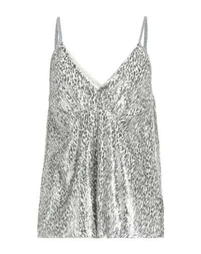 Forte Forte Forte_forte Woman Top Silver Size 2 Polyester, Silk