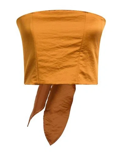 Forte Forte Forte_forte Woman Top Tan Size 2 Polyester In Brown