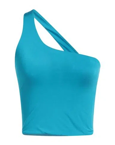 Forte Forte Forte_forte Woman Top Turquoise Size 2 Polyamide, Elastane In Blue