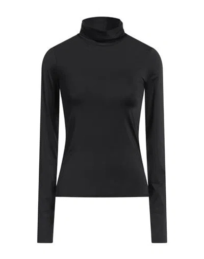 Forte Forte Forte_forte Woman T-shirt Black Size 3 Polyamide, Elastane In Multi