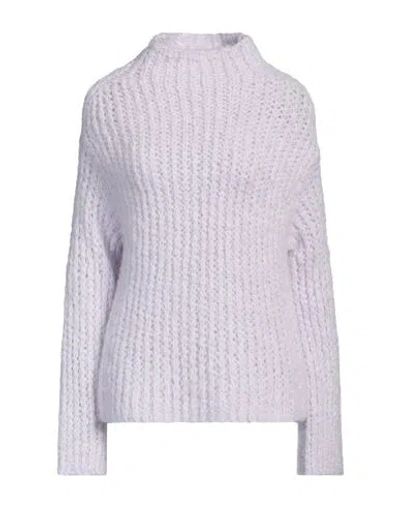 Forte Forte Forte_forte Woman Turtleneck Lilac Size 2 Acrylic, Mohair Wool, Wool, Polyamide In Purple