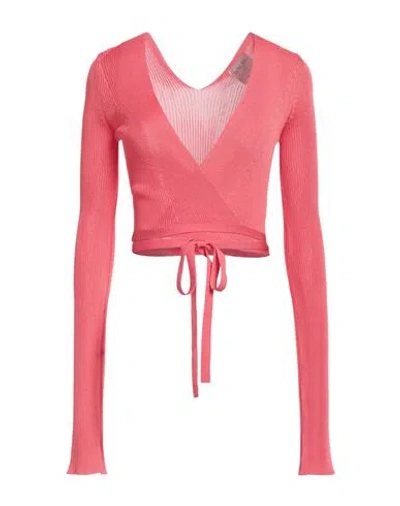 Forte Forte Forte_forte Woman Wrap Cardigans Coral Size 2 Viscose In Red