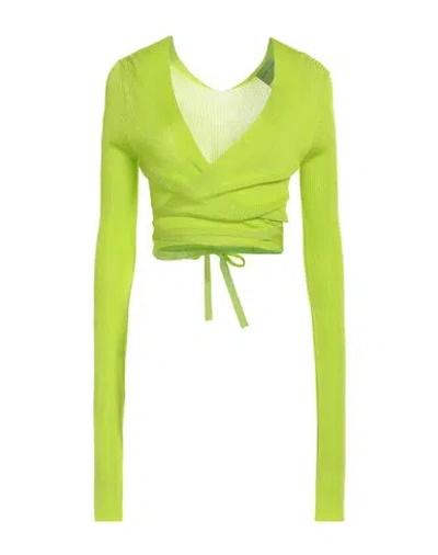 Forte Forte Forte_forte Woman Wrap Cardigans Lime Green Size 3 Viscose