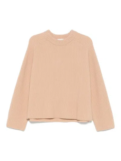 Forte Forte Wool Crewneck Jumper In Neutral