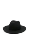 Forte Forte Wool Fedora Hat In Black