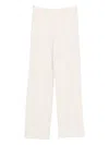 Forte Forte High-waisted Trousers In White