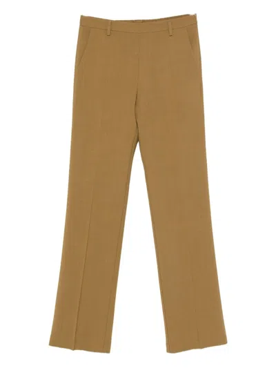 FORTE FORTE FORTE_FORTE WOOL VISCOSE TWILL REGULAR WAIST PANTS CLOTHING