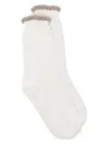 Forte Forte Frill Socks In White