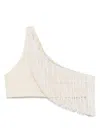 Forte Forte Fringed Bra In Neutrals