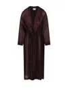 Forte Forte Faux Fur Double-breasted Coat With Belt