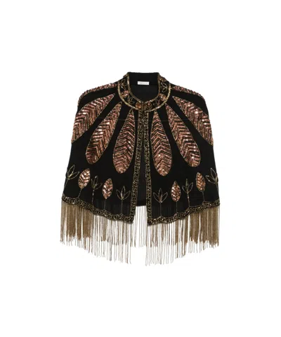 Forte Forte Fringed Shawl In Multi