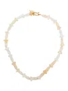 FORTE FORTE GEMSTONE-FLOWER NECKLACE