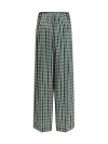 FORTE FORTE GEOMETRIC-PRINT TROUSERS