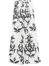 Forte Forte Hose Mit Geometrischem Print In Weiss