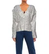Forte Forte Giacca Jacquard Top In Cream In White