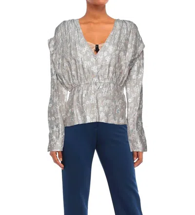 Forte Forte Giacca Jacquard Top In Cream In White