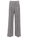 FORTE FORTE GINGHAM WIDE LEG PANTS