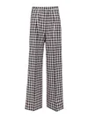 Forte Forte Gingham Wide Leg Pants In Multi