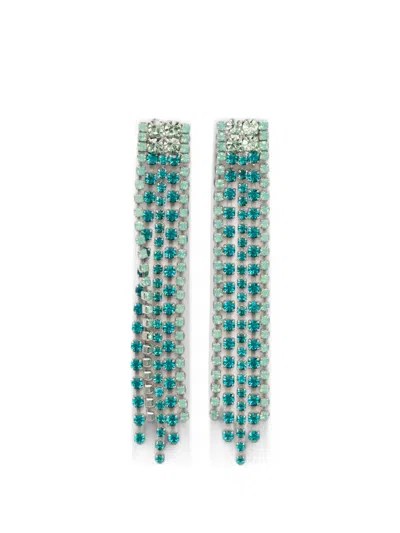 Forte Forte Glass-embellished Fringe Earrings In Multi