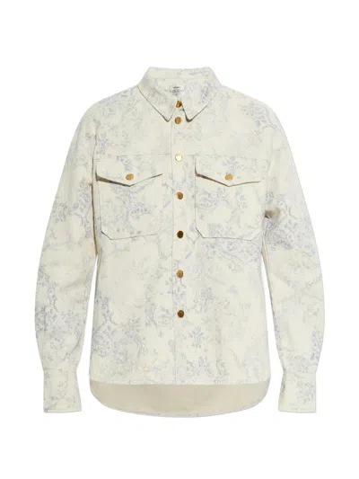 Forte Forte Glicine Nontiscordardime Denim Shirt In White