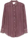 Forte Forte Chaonette Print Shirt In Red