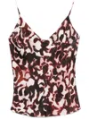 Forte Forte Graphic-print Top In Red