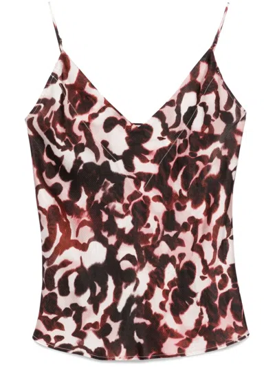 Forte Forte Graphic-print Top In Red