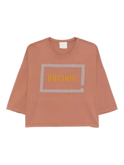 Forte Forte Graphic T-shirt In Pink