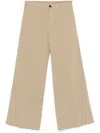 Forte Forte Forte_forte Cotton Wide-leg Trousers In Brown