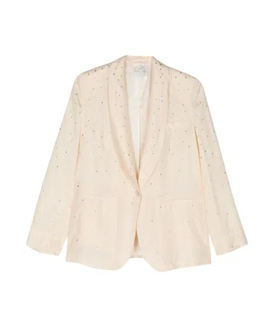 FORTE FORTE HABOTAI CRYSTAL SILK JACKET