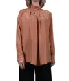 Forte Forte High-neck Silk Blouse In Multi