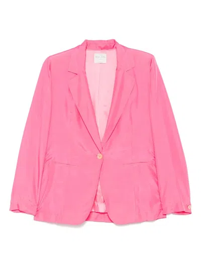 Forte Forte Habotai Silk Jacket In Multi