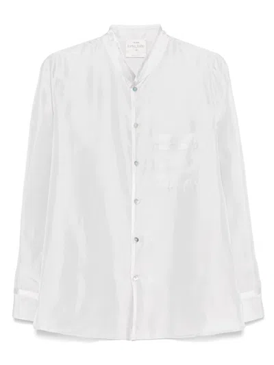 Forte Forte Habotai Silk Shirt In White