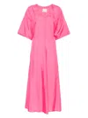 Forte Forte Habotal Silk Maxi Dress In Pink