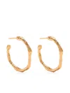 Forte Forte Hoop Sculpture Earrings In Gold