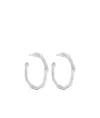 Forte Forte Half Hoop Earrings In Metallic