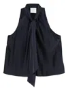Forte Forte Halterneck Blouse In Black