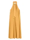 Forte Forte Halterneck Dress In Yellow