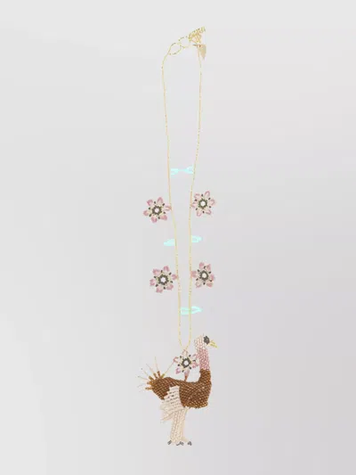 Forte Forte Handcrafted Bird And Giraffe Necklace