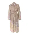 Forte Forte Single-breasted Patterned-jacquard Coat In Nude
