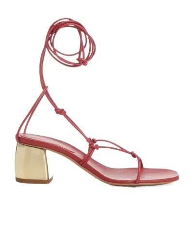 Forte Forte Heel Sandals In Red