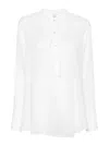 FORTE FORTE HENLEY BLOUSE WITH RUFFLES