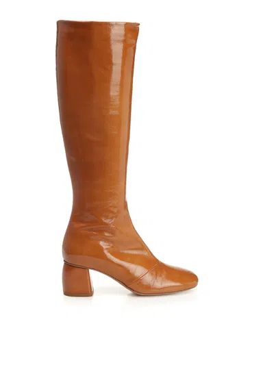 FORTE FORTE HIGH PATENT LEATHER BOOTS