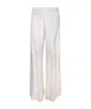 Forte Forte Microdamier Ivory Trousers In White