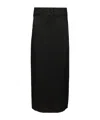 Forte Forte High Waist Skirt In Black