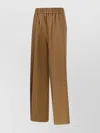 Forte Forte High Waist Trousers Wide Leg In Brown