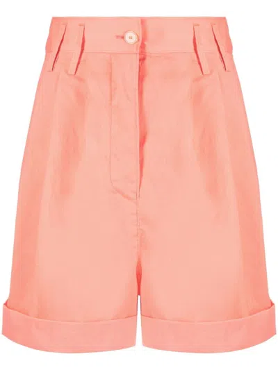 Forte Forte High-waisted Tailored Shorts In Rosa