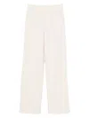 Forte Forte High-waisted Trousers In Pink