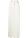 Forte Forte High-waisted Wide-leg Trousers In Neutrals