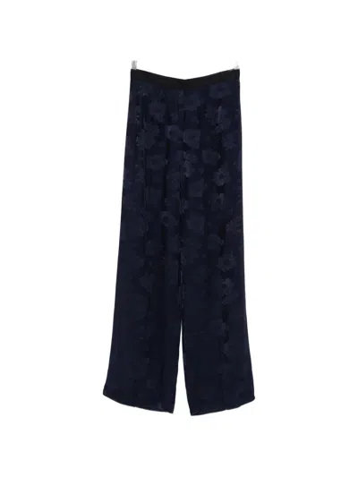 Forte Forte High-wasited Trousers In Blue